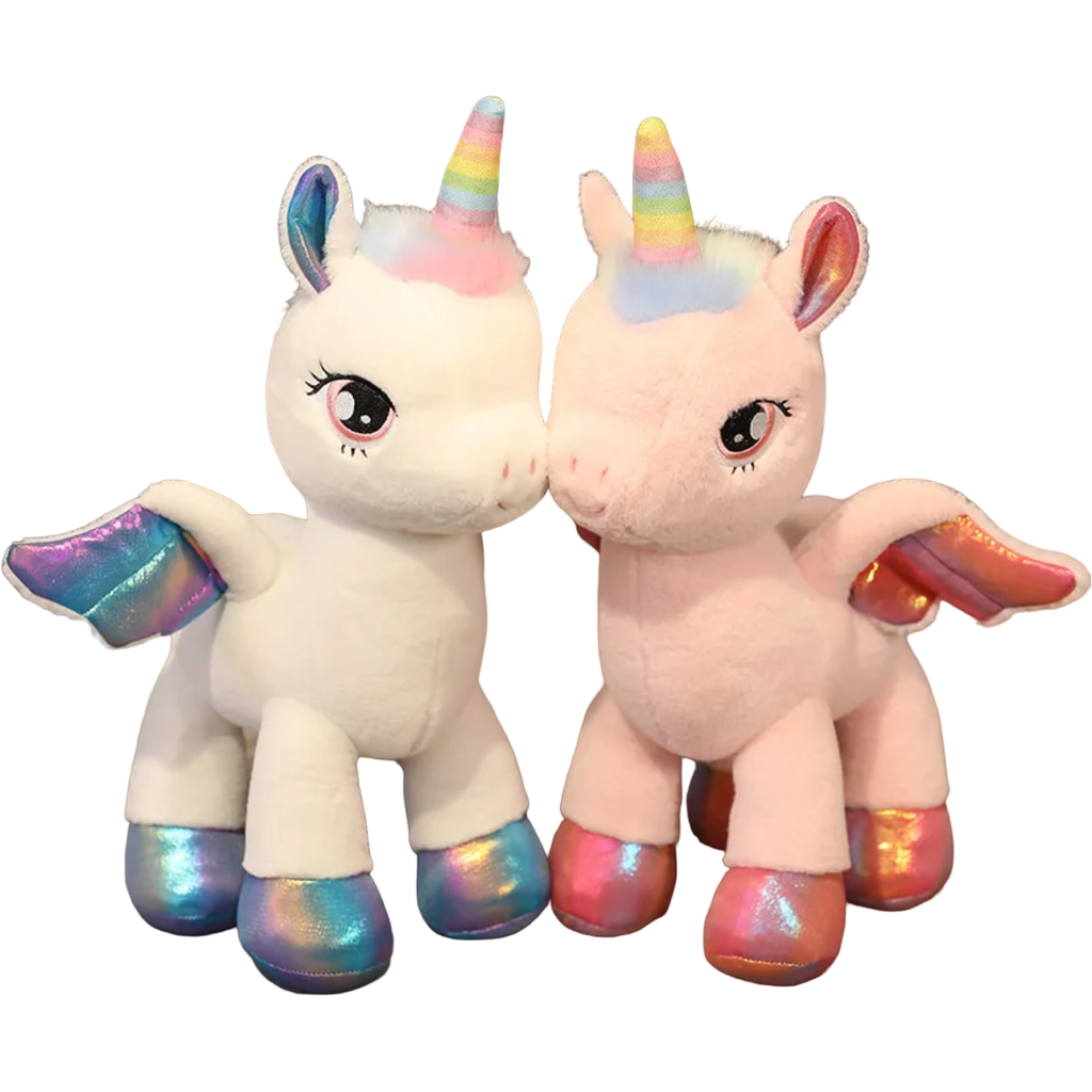 Pibi 40 cm Cuddly Soft Cute Unicorn with Wings Pink Age- Newborn & Above