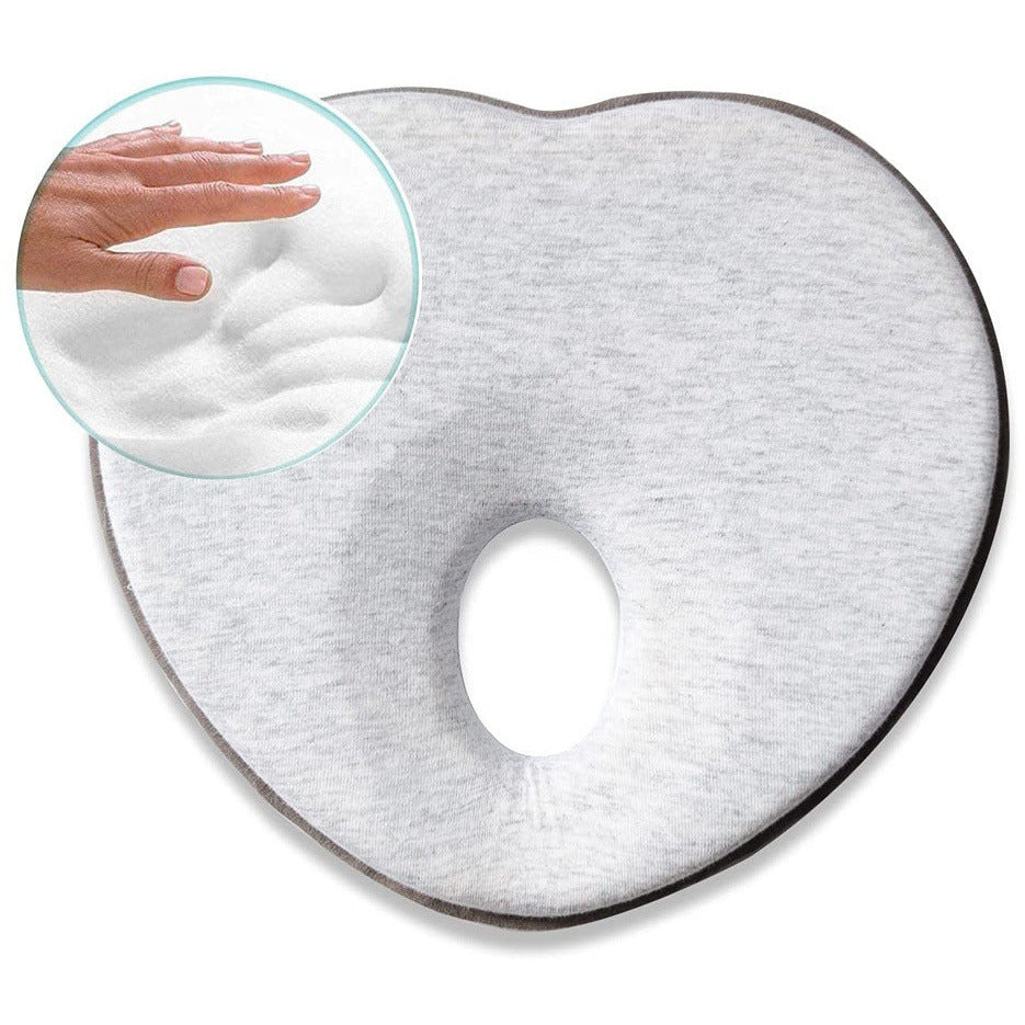 Pibi Baby Pillow with Memory Foam White Age- Newborn & Above