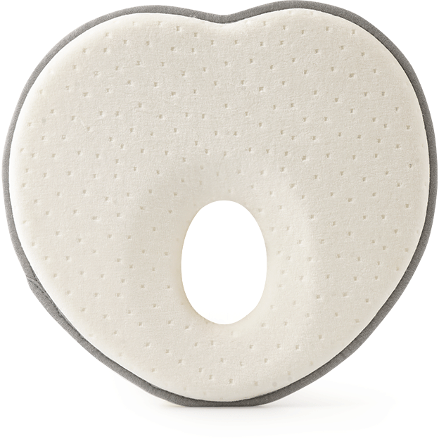 Pibi Baby Pillow with Memory Foam White Age- Newborn & Above