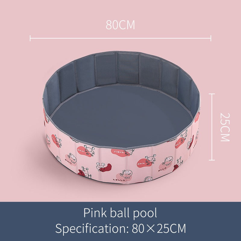 Pibi Cute Round Ball Play Ocean Pool/Pit (80 x 25 cm) Pink Age- 12 Months & Above