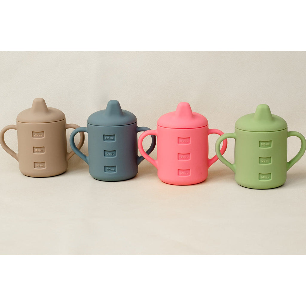 Pibi Kids Complete Feeding Set of 5 Beige Sand Age- 6 Months & Above