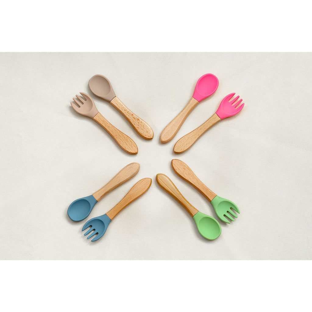 Pibi Kids Complete Feeding Set of 5 Beige Sand Age- 6 Months & Above