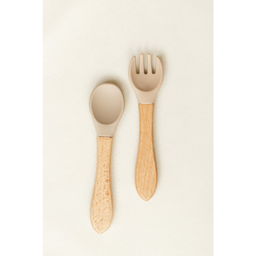 Pibi Kids Complete Feeding Set of 5 Beige Sand Age- 6 Months & Above
