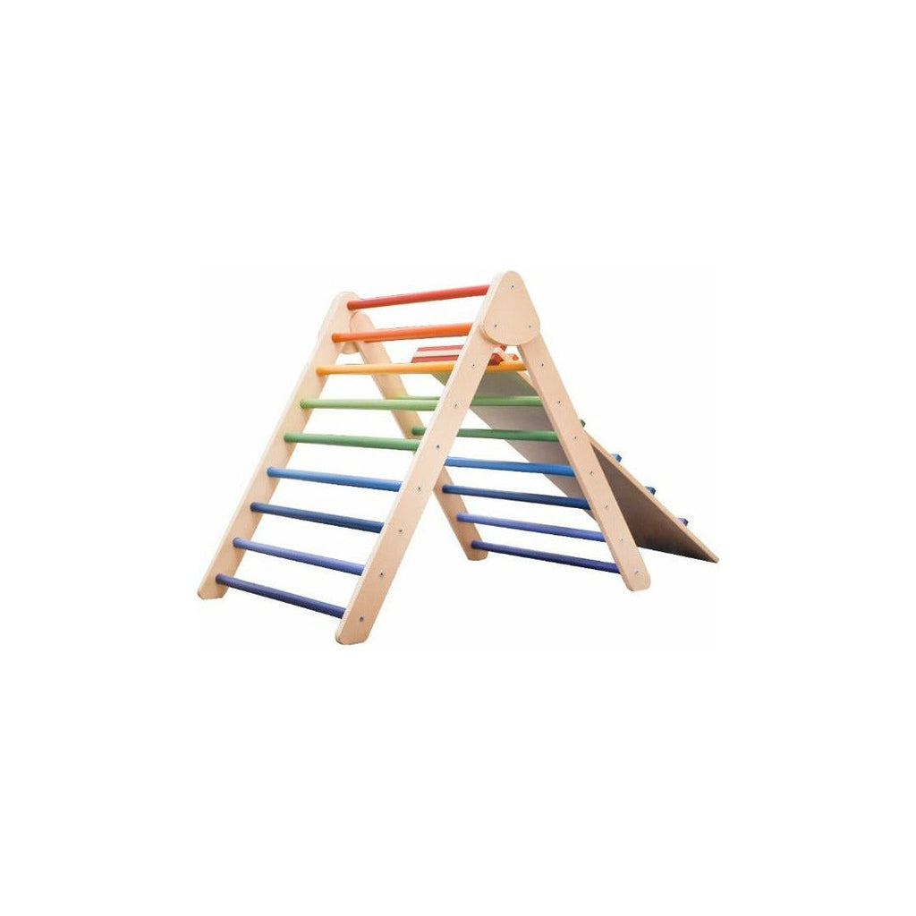 Pibi Rainbow Pikler Triangle With a Ramp Age- 9 Months to 5 Years