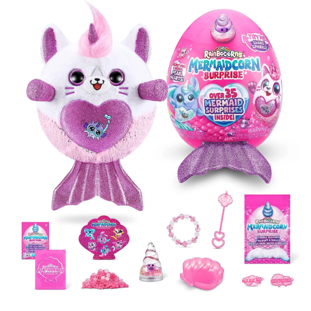 Rainbocorns Mermaidcorn Surprise Plush Medium Assorted Age -2 Years & Above