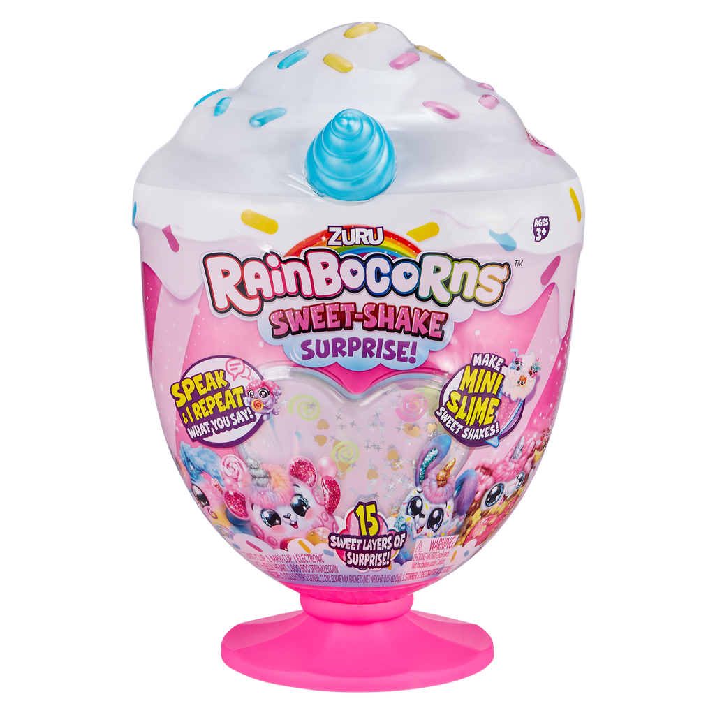 Rainbocorns Sweet-Shake Surprise Collectibe Plush Toy Set Assorted Multicolor Age- 3 Years & Above