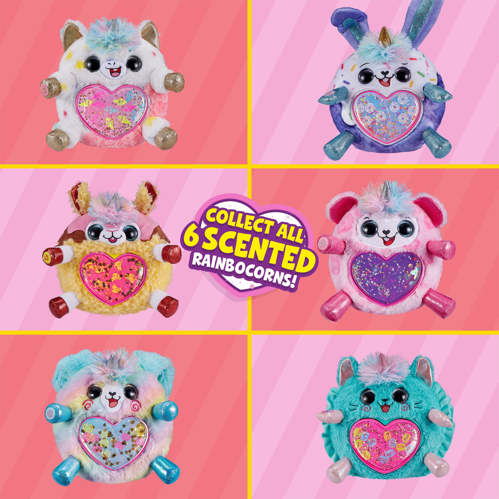 Rainbocorns Sweet-Shake Surprise Collectibe Plush Toy Set Assorted Multicolor Age- 3 Years & Above
