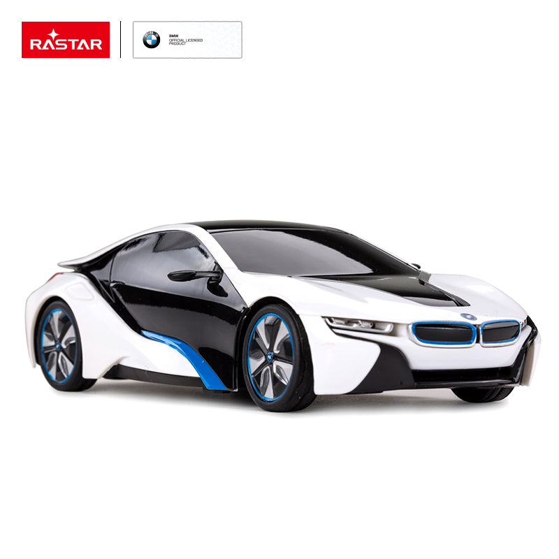 Rastar BMW I8 R/C 1:24 Remote Control Sports Car Black/White Age- 4 Years & Above