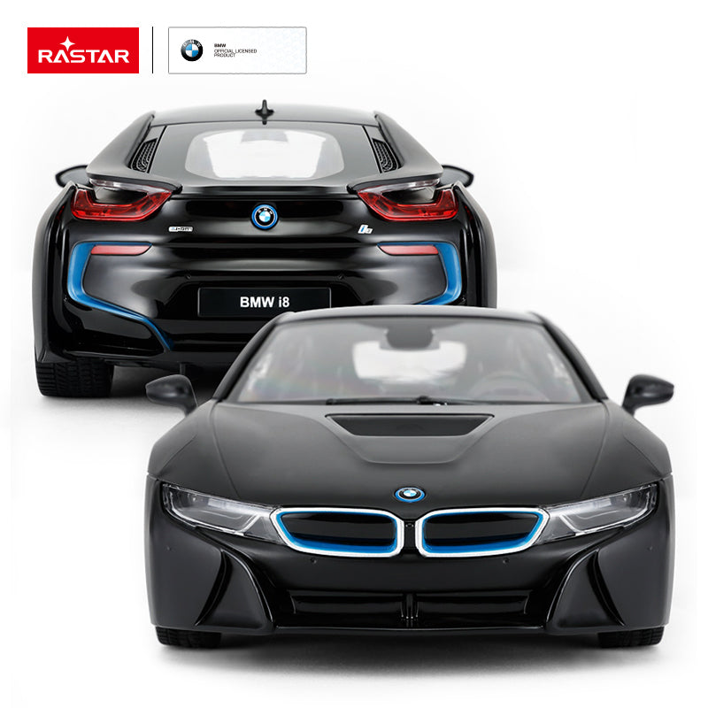 Rastar BMW i8 R C 1 14 Open Door Remote Control Car Black Age 4 Years Above Peekaboo