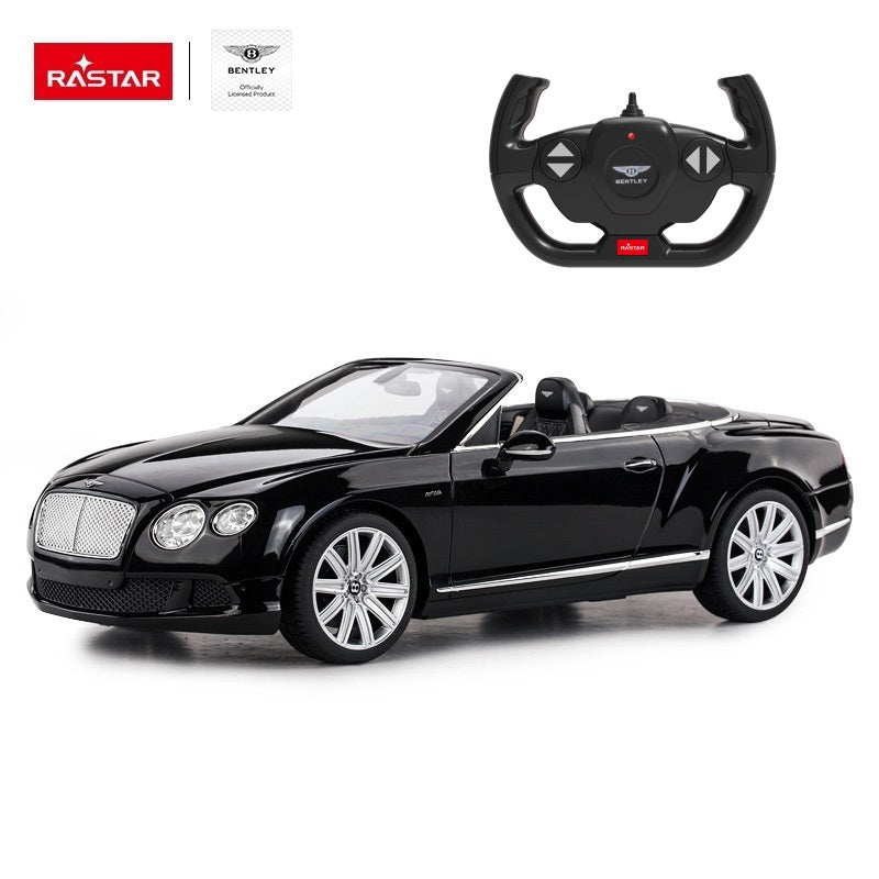 Rastar Bentley Conlinetal GT R C 1. 12 Remote Control Car Black Age 4 Years Above Peekaboo
