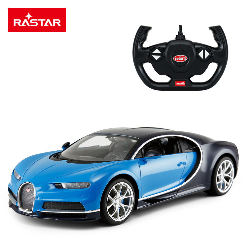 Rastar Bugatti Chiron R C 1 14 Remote Control Car Blue Age 4 Years Above Peekaboo
