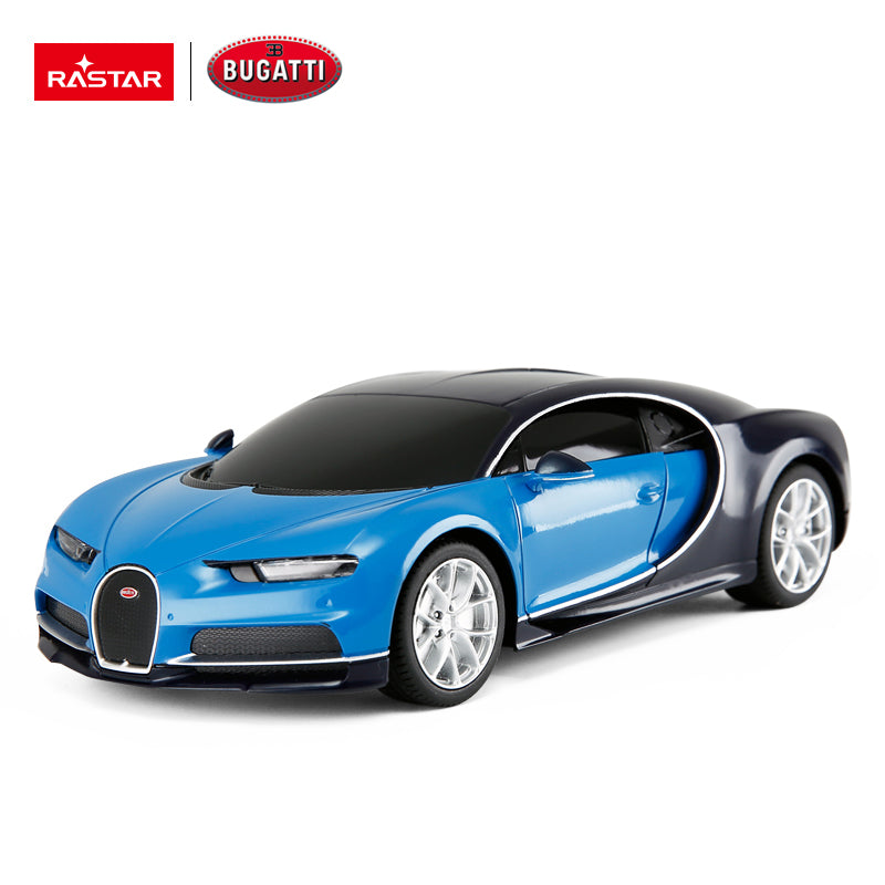 Rastar Bugatti Chiron R/C 1:24 Remote Control Car Blue Age- 4 Years & Above
