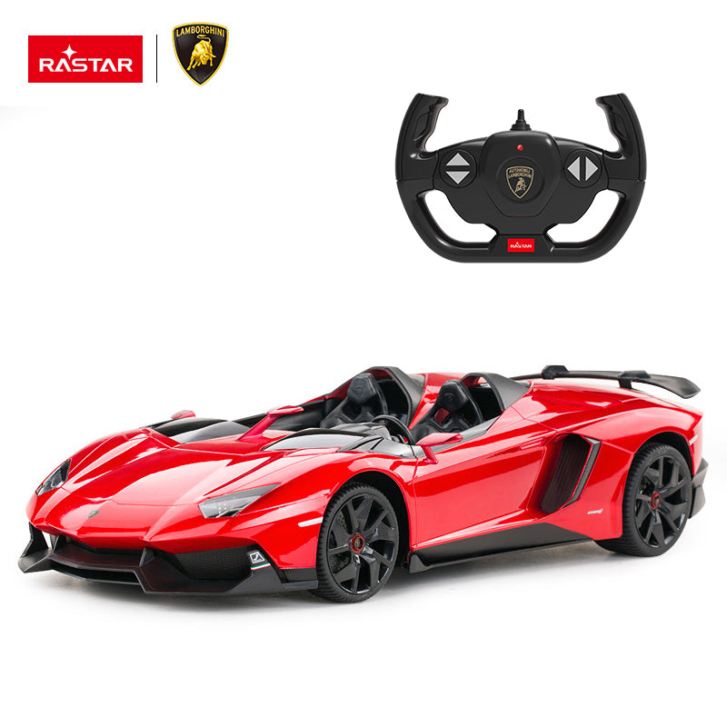 Rastar Lamborghini Aventador J R/C 1:12 Remote Control Supercar Red Age- 4 Years & Above