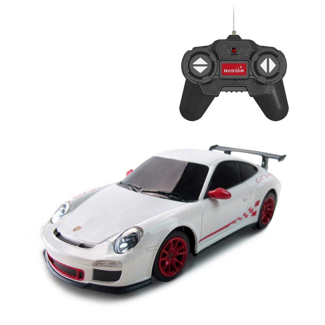 Rastar Porsche GT3 RS R C 1 24 Remote Control Car White Age 4 Years Above Peekaboo