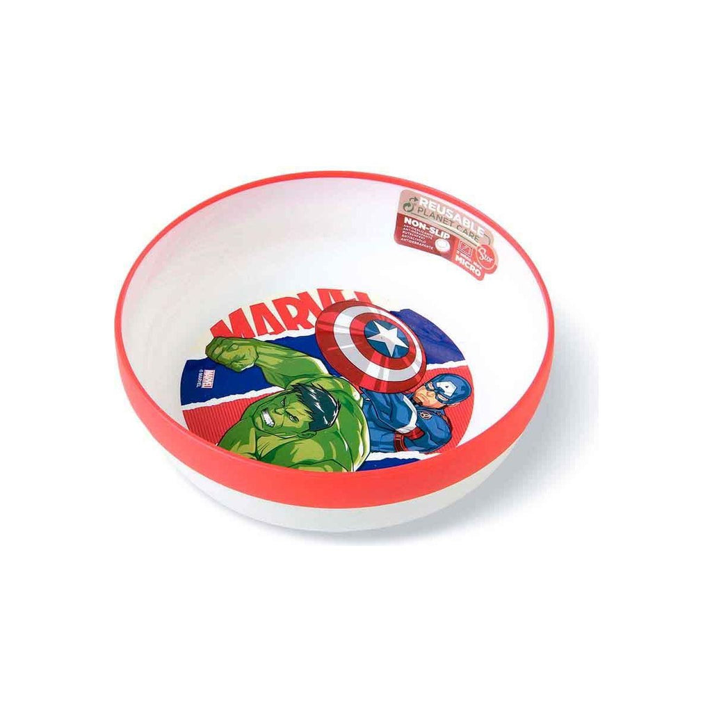 Stor Non Slip Bicolor Premium Bowl Avengers Comic Heroes(57791) Age- 2 Years & Above