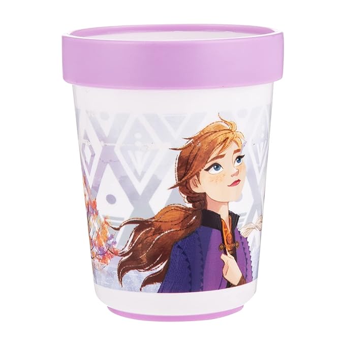 Stor Non Slip Bicolor Premium Tumbler 260 Ml Frozen Ii Elements(51095) Age- 4 Years & Above
