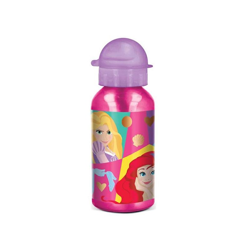 Stor Premium Aluminium Bottle 500 Ml Disney Princess Bright & Bold(51239) Age- 5 Years & Above