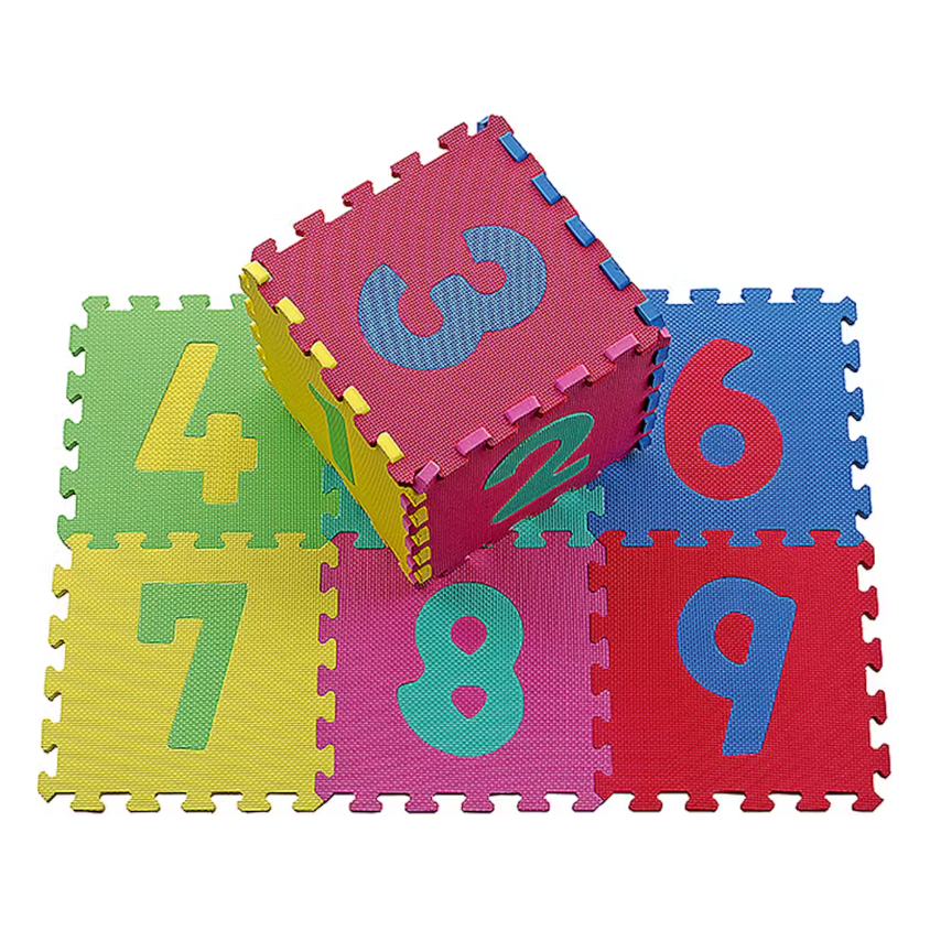 Number puzzle mat shop