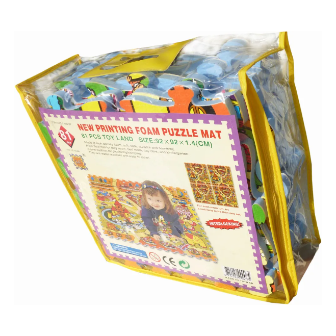 Tapis Toys Land Puzzles 92X92X14 (Tm-008-9) Age- 9 Months & Above