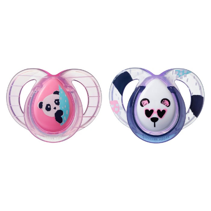 Tommee Tippee Closer to Nature Fun Air Soother/orthodontic (Pack of 2) Age- 0-6M