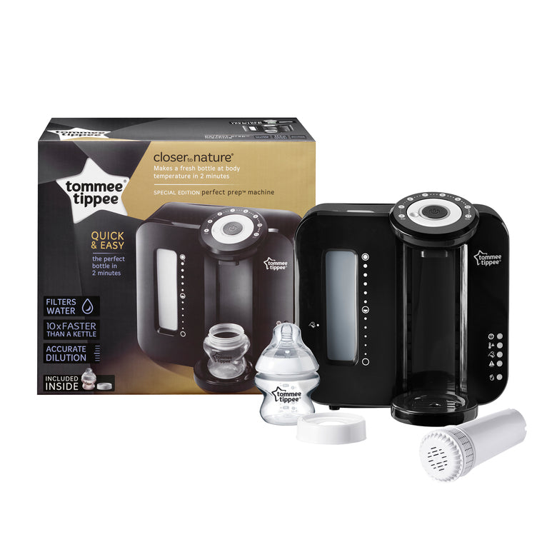 Tommee Tippee Perfect Bottle Preparation Machine Black White Age-Newborn & Above