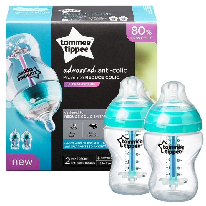Tommee Tippee advanced Anti-Colic Bottle 2X260 ml Age- Newborn & Above