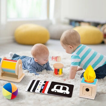 Tooky Toy Baby Educational Box  Multicolor Age- Newborn to 6 Months