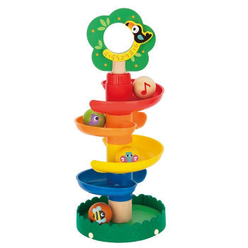 Tooky Toy Ball Drop 18x18x40cm Multicolor Age 3 Years Above Peekaboo