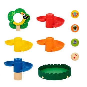 Tooky Toy Ball Drop 18x18x40cm Multicolor Age- 3 Years & Above