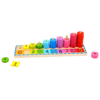Tooky Toy Counting Stacker  Multicolor Age- 3 Years & Above
