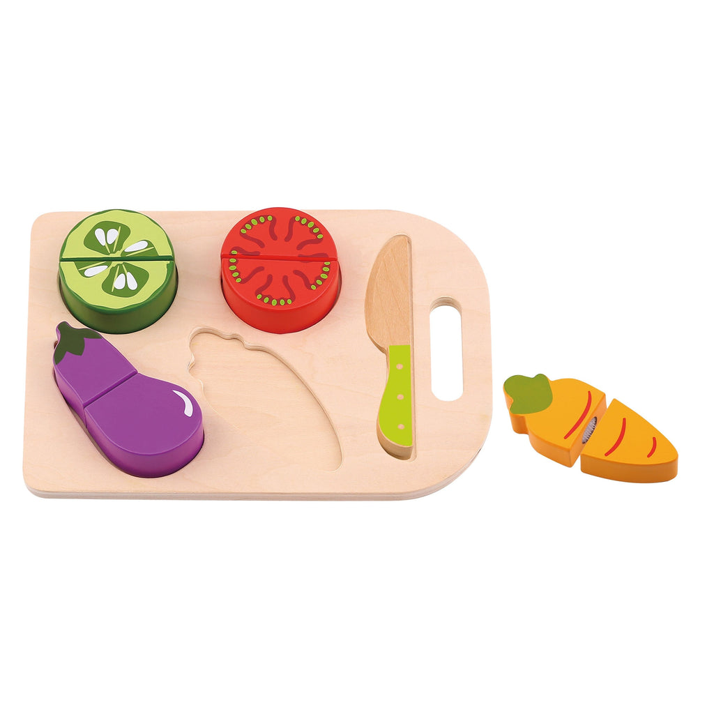 Tooky Toy Cutting Vegetables Multicolor Age: 12 Months & Above