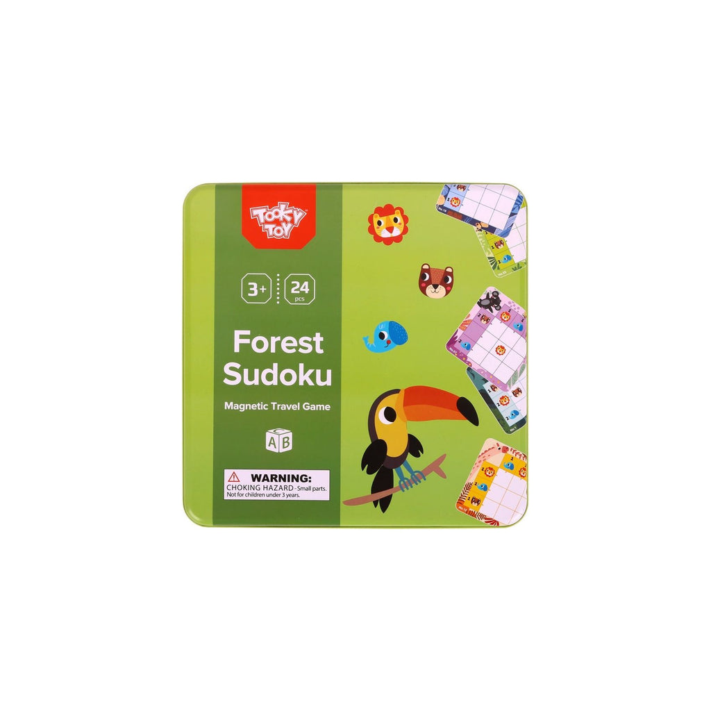 Tooky Toy Forest Kids Sudoku Game 24 Pcs Multicolor Age- 3 Years & Above