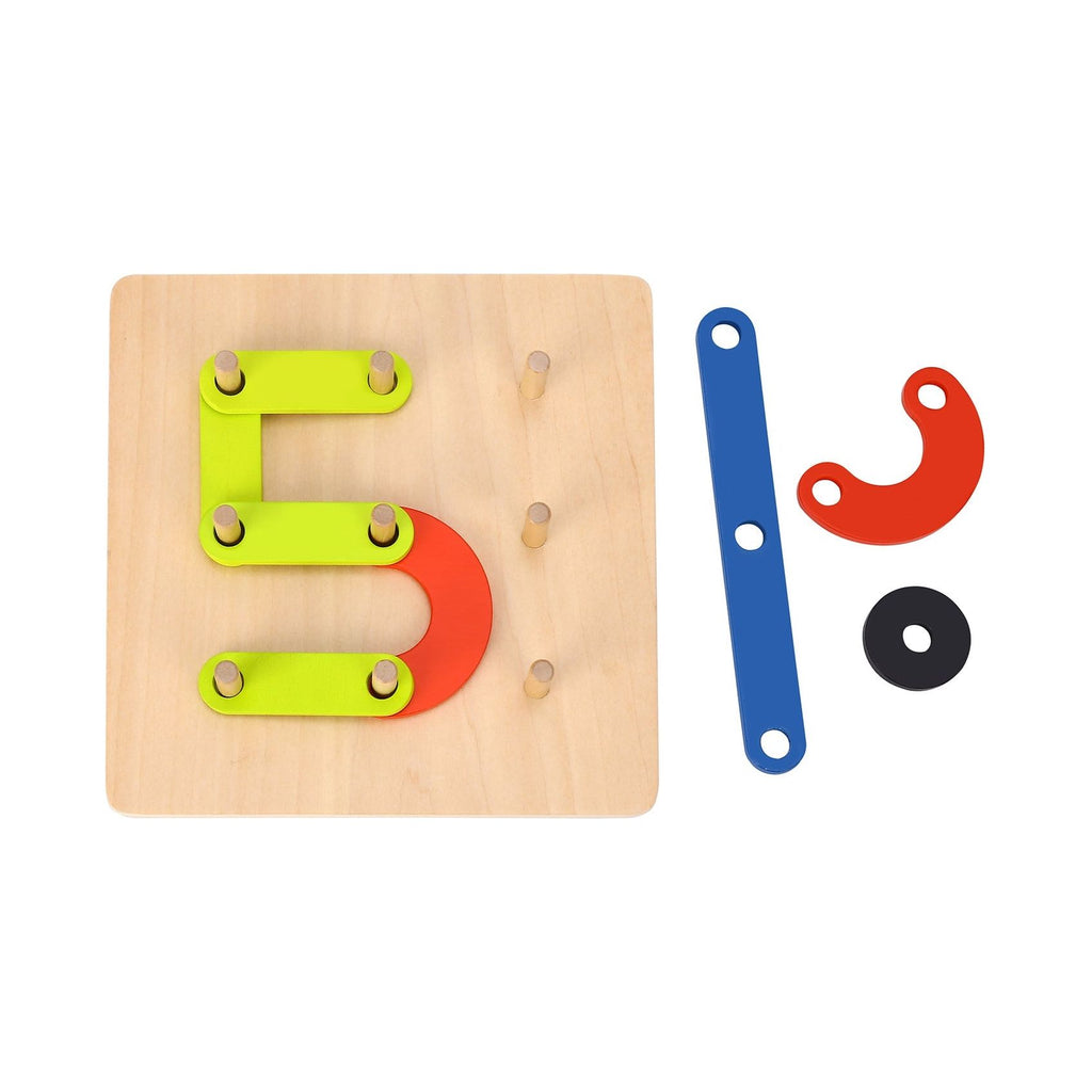 Tooky Toy My Learning Wooden Puzzle Multicolor Age- 18 Months & Above