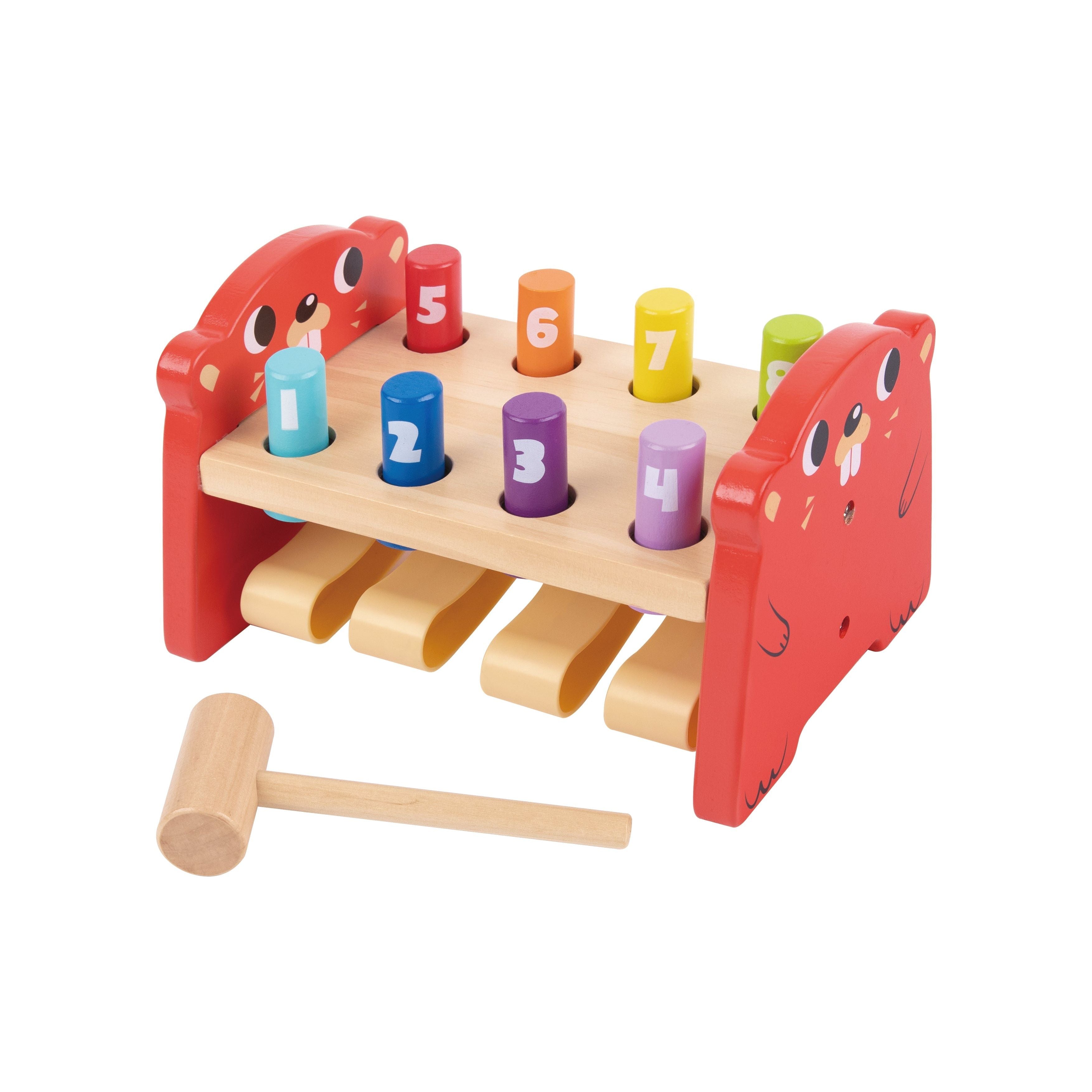 Whack a mole toy top