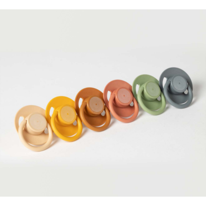 Wee Baby Silicone Round Plane Pacifier Soother  No.2  Assorted Age- 6 Months to 18 Months
