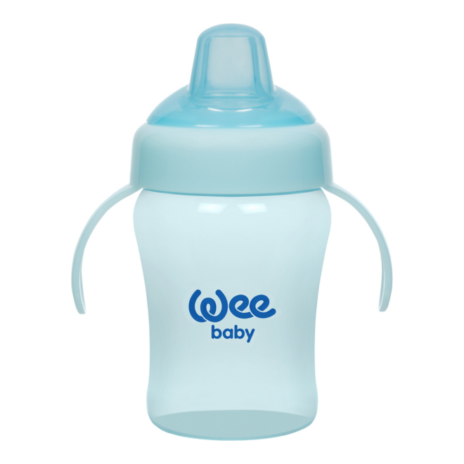 Wee Baby  Spill-Resistant Sipping Cup with Handles 240 Ml Age- 6 Months & Above