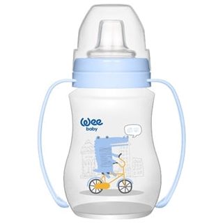 Wee Baby Spillproof Sipping Cup with Handle 250 ml Age- 6 Months & Above