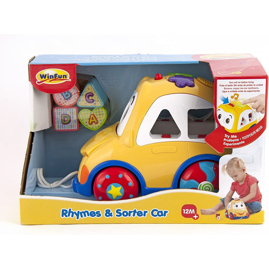 Winfun Rhymes & Sorter Car Multicolor Age- 3 Years & Above