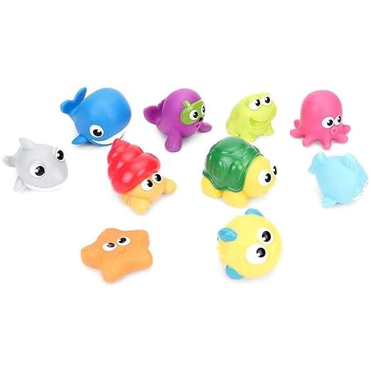 Winfun Splash'N Squirt Bathtime Plas-10 Pcs(007115) Age- 18 Months & Above