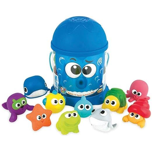 Winfun Splash'N Squirt Bathtime Plas-10 Pcs(007115) Age- 18 Months & Above