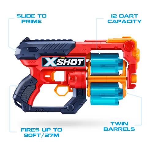 Zuru X-Shot Excel Double Xcess Blaster Combo Pack (48 Darts