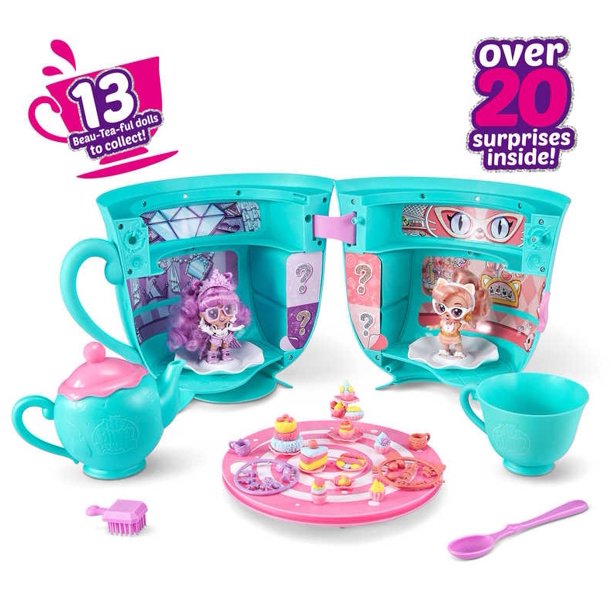 Zuru Itty Bitty Pretty's Tea Party Surprise Series 2 Big Tea Cup Playset bulk Multicolor Age-3 Years & Above