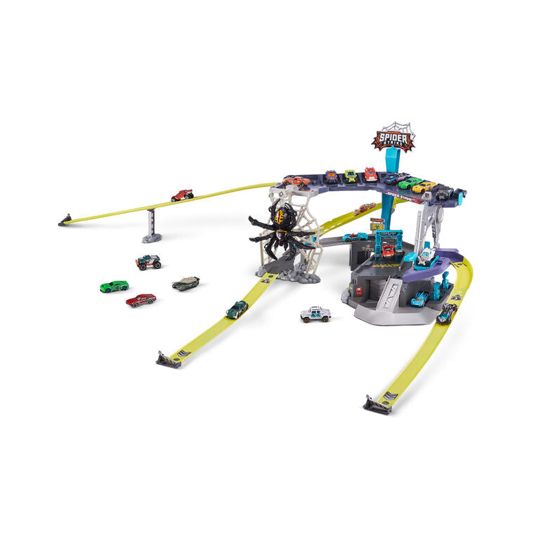 Zuru Metal Machines Spider Strike Garage Playset Multicolor Age- 4 Years & Above