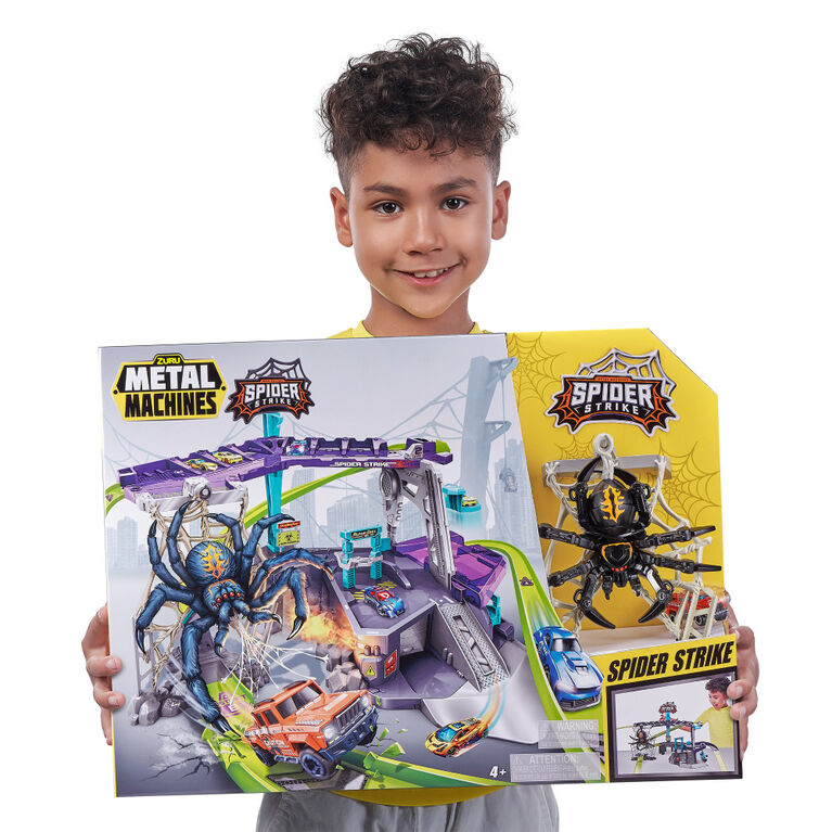Zuru Metal Machines Spider Strike Garage Playset Multicolor Age- 4 Years & Above