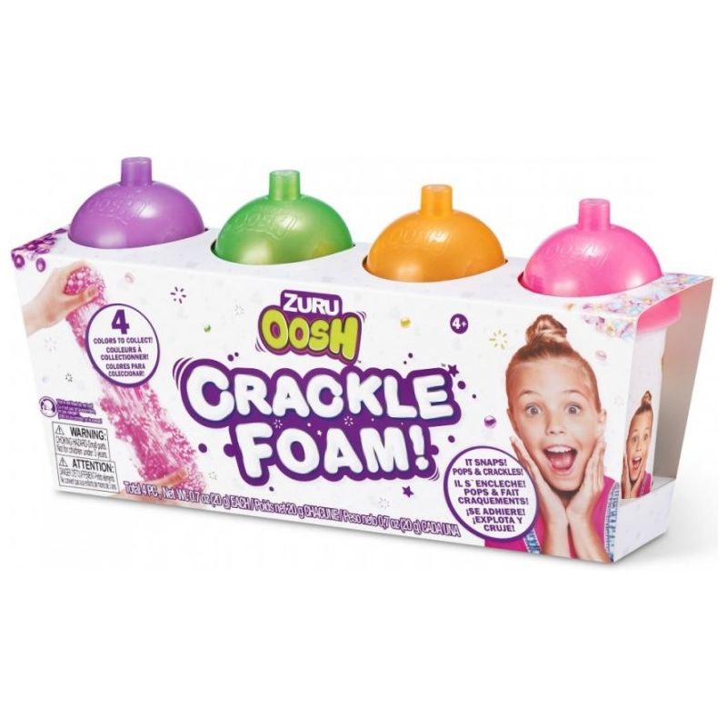 Zuru Oosh Crackle Foam Pack of 4 Age- 6 Years & Above
