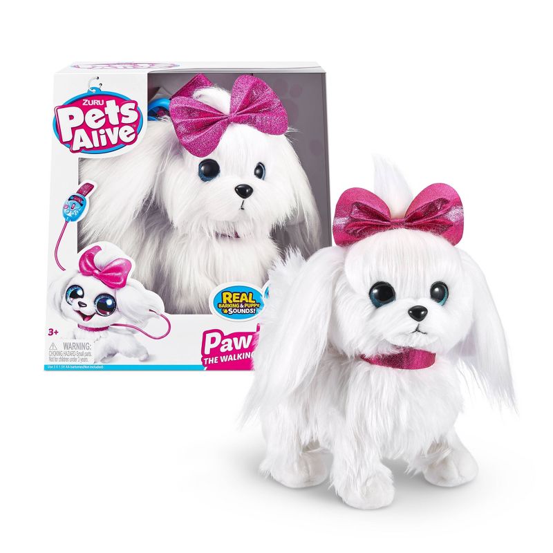 Zuru Pets Alive Paw Paw The Interactive Walk & Waggle Puppy