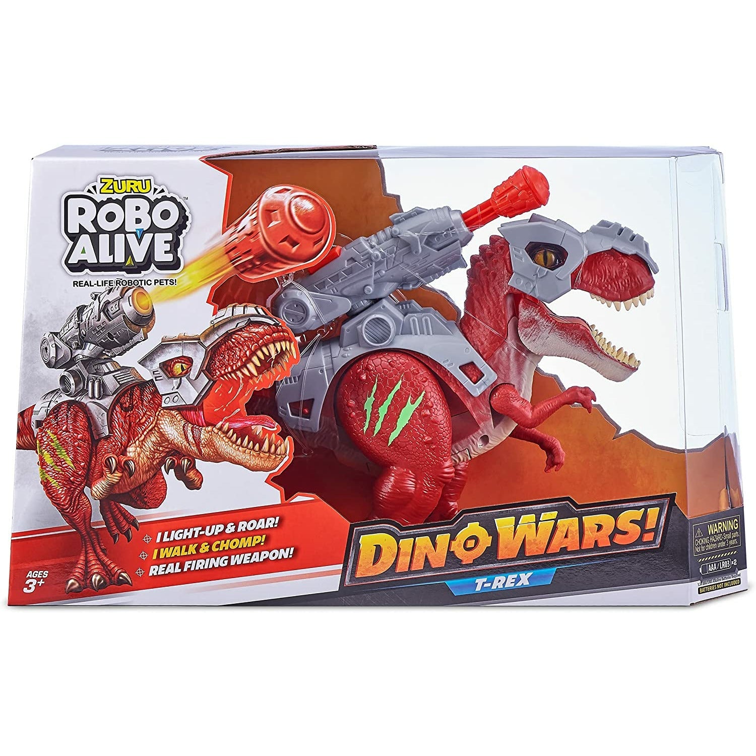 Zuru Robo Alive Dino Wars T Rex Toy Multicolor Age 3 Years Above Peekaboo