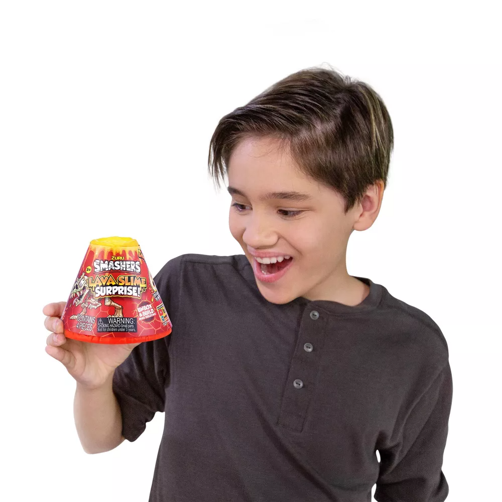 Zuru Smashers Small Volcano Lava Slime 7472 Multicolor Age- 4 Years & Above