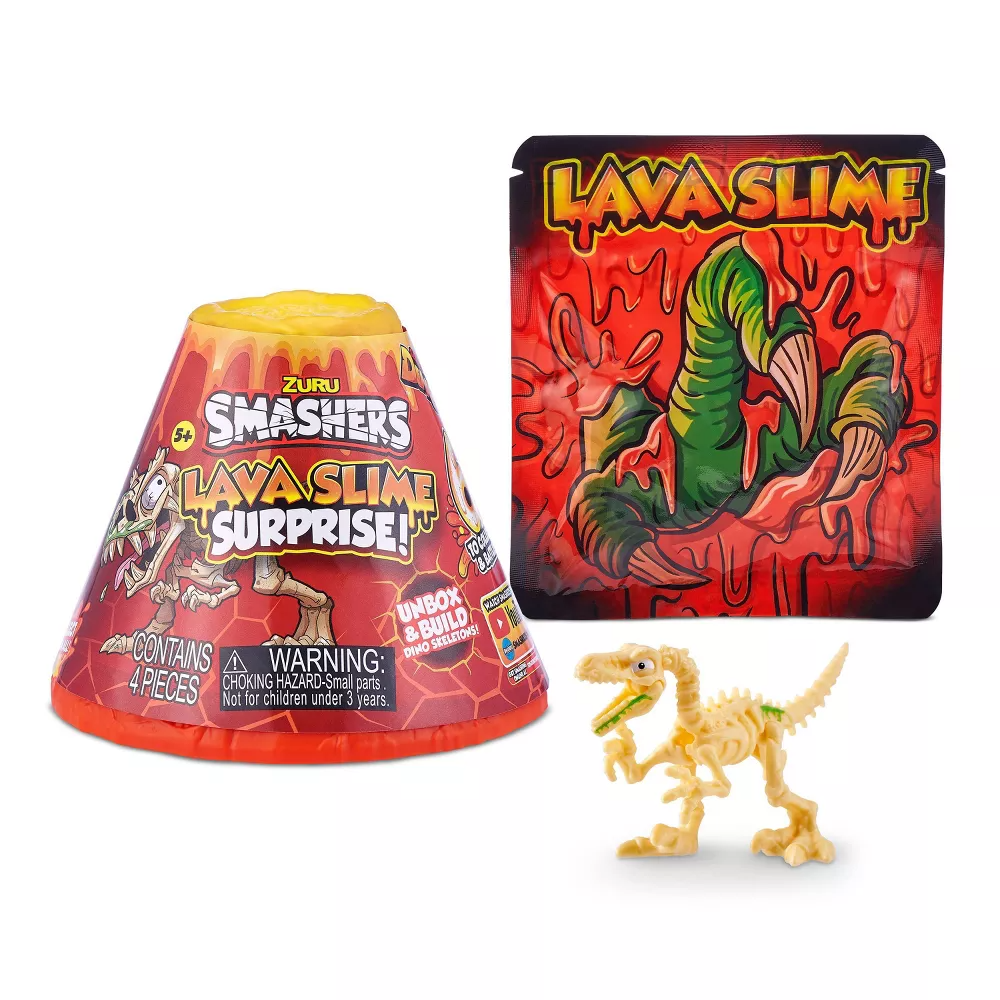 Zuru Smashers Small Volcano Lava Slime 7472 Multicolor Age- 4 Years & Above