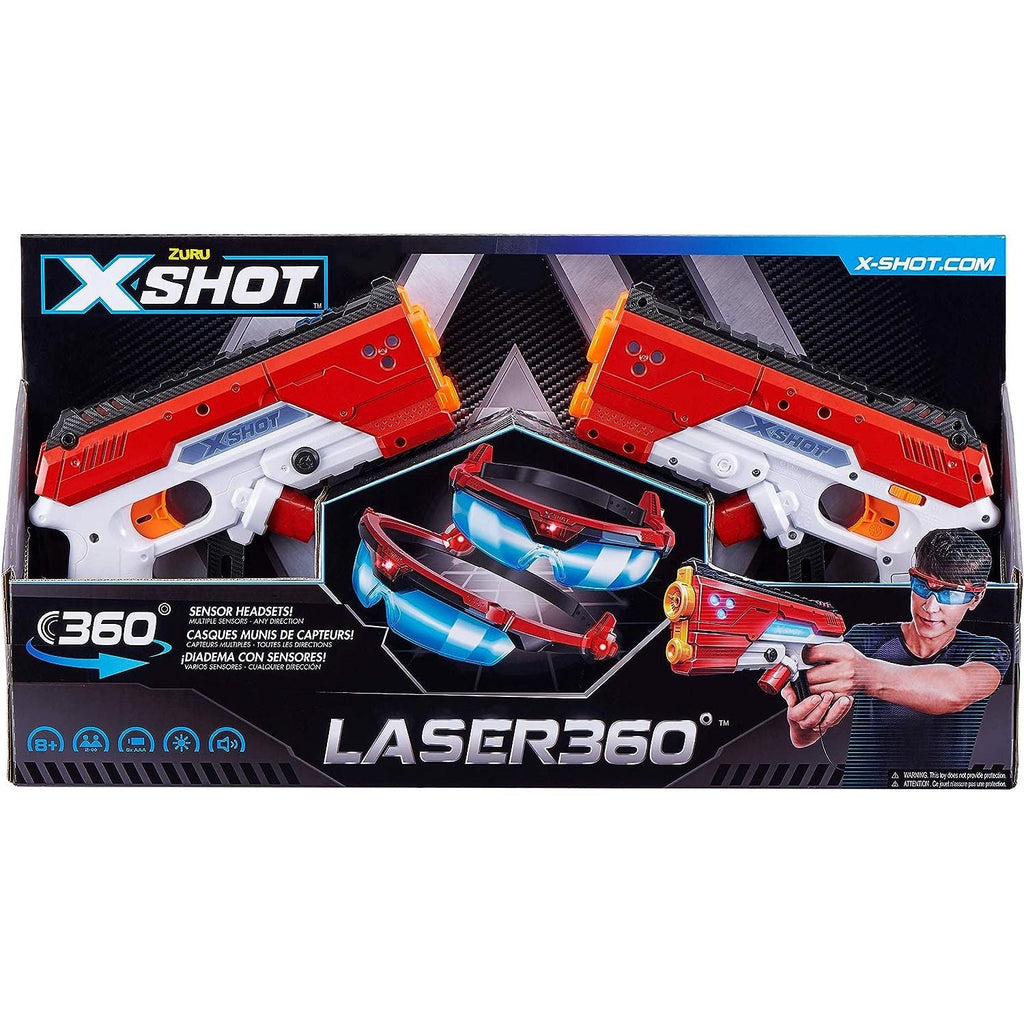 Zuru X-Shot Laser 360Â° Double Laser Blaster Pack 36280 Multicolor Age- 10 Years & Above